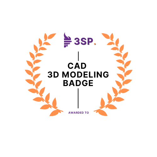 CAD and 3D Modeling badge